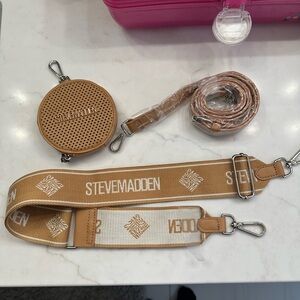Steve Madden Tan Crossbody Strap Set